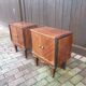 Pair of vintage bedsides