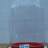 Oval wedding globe in glass 28 cm high