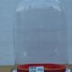 Oval wedding globe in glass 28 cm high