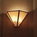 Pair of Metalarte wall lights in white metal and parchment