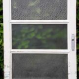 Porte vintage vitrages translucides
