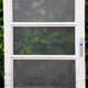 Door vintage translucent glazing