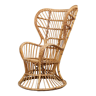 Rattan armchair "Conte Biancamano" by Gio Ponti & Lio Carminati for Vittoro Bonacina