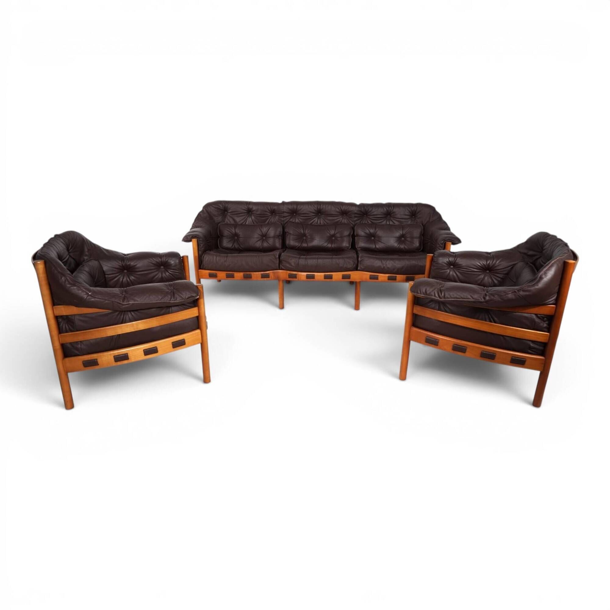 Coja Living Room Set by Sven Ellekaer – 3-Seater Sofa and 2 Lounge Chairs i