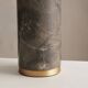 The Remi table lamp in red marble from Soho Home.