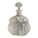 Liquor decanter - pressed molded satin glass (1882 to 1908)- legras for guilloteaux