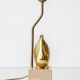 Philippe Jean Signed Brass Bird Table Lamp, Limited Edition 201/300, 1980