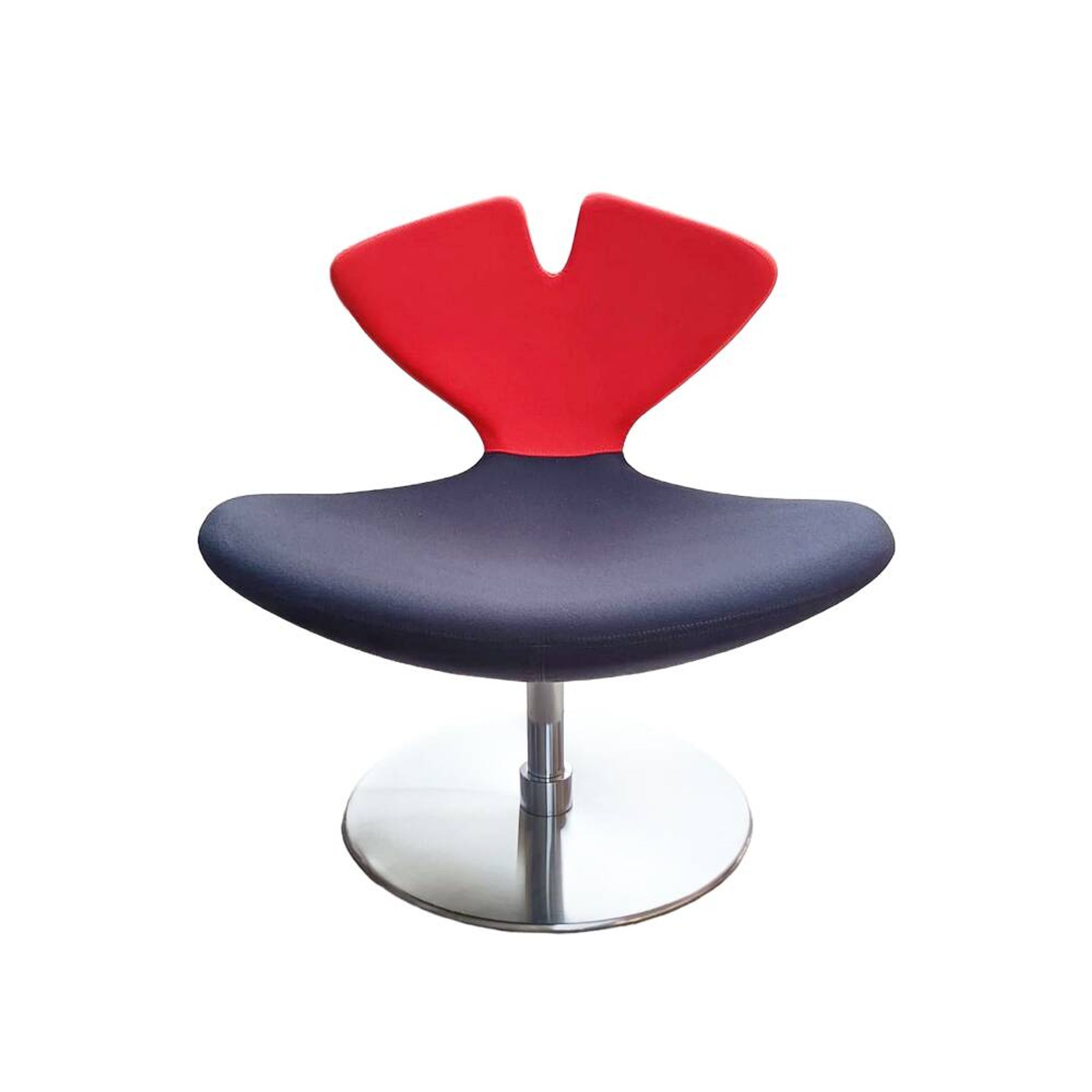 Chauffeuse rotative orange et anthracite