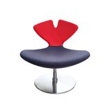 Chauffeuse rotative orange et anthracite