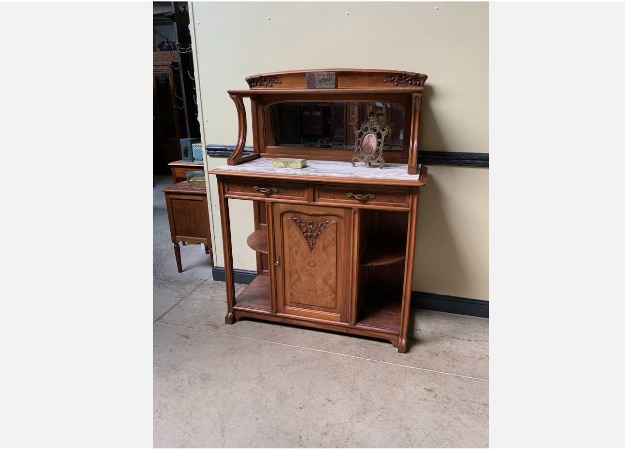 Antique - Buffet, Vertiko, Sideboard, Art Nouveau