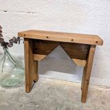 Small rustic bench