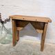 Small rustic bench