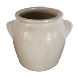 Off-white ancient sandstone pot