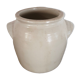 Off-white ancient sandstone pot