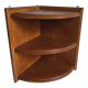 Antique solid wood corner shelf