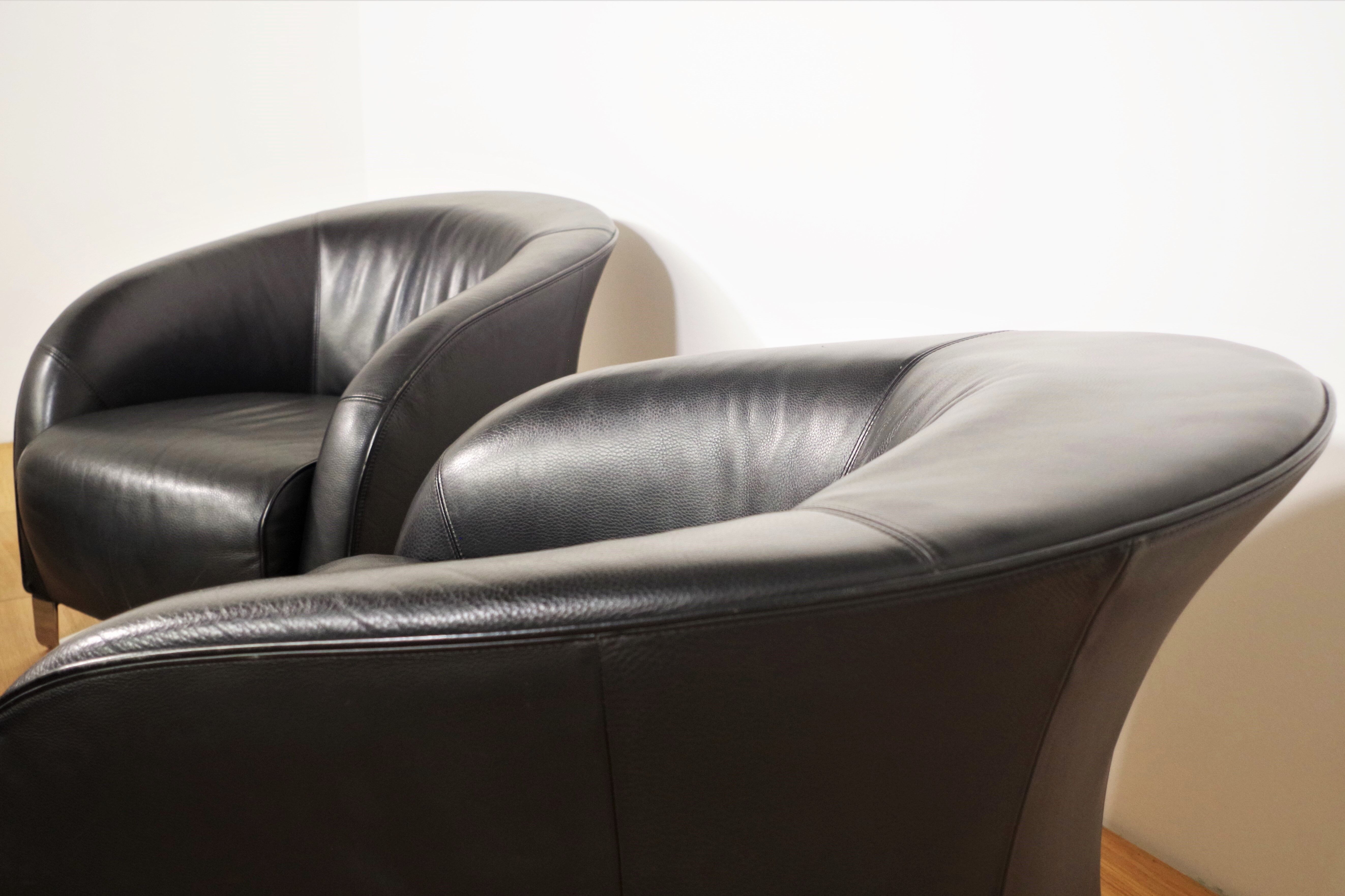 Liz armchairs by Natuzzi, 2000s, set of 4