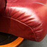Scandinavian reclining relax armchair in Anderssons leather