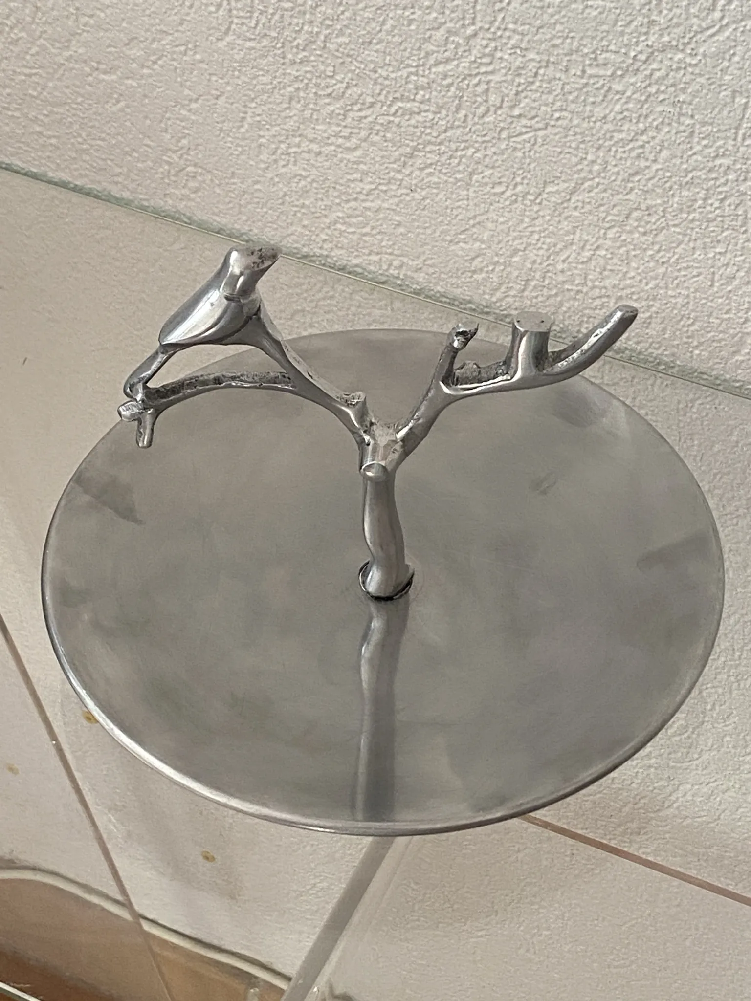 Polished aluminium plate
