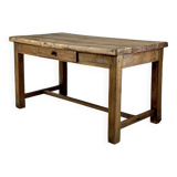 Solid wood farm table