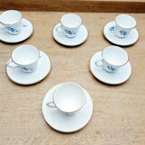Longchamp coffee cups and saucers
