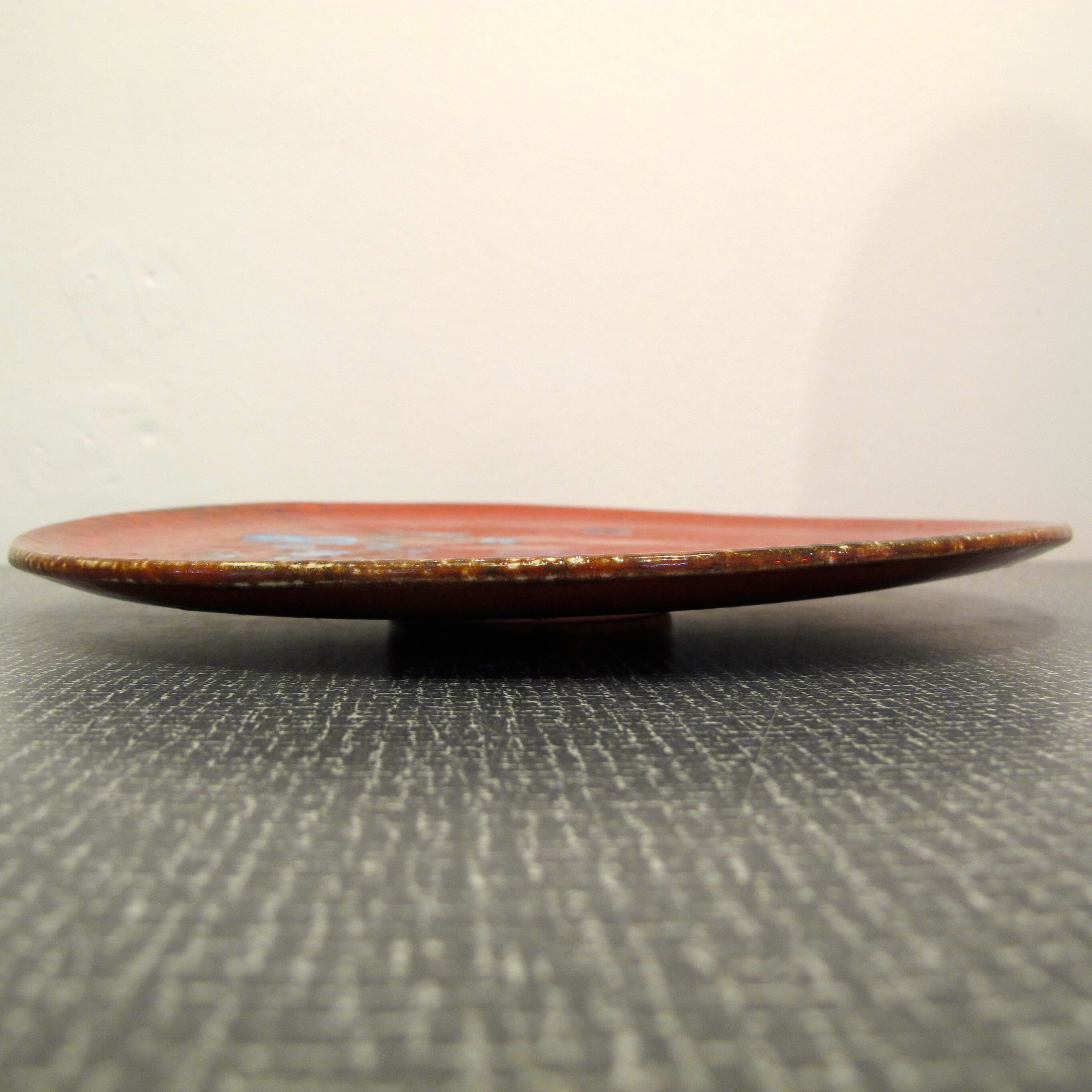 Flat modernist ceramic around 1950