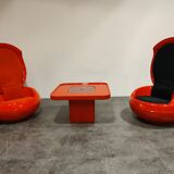Peter Ghyczy egg chair set, 1960s