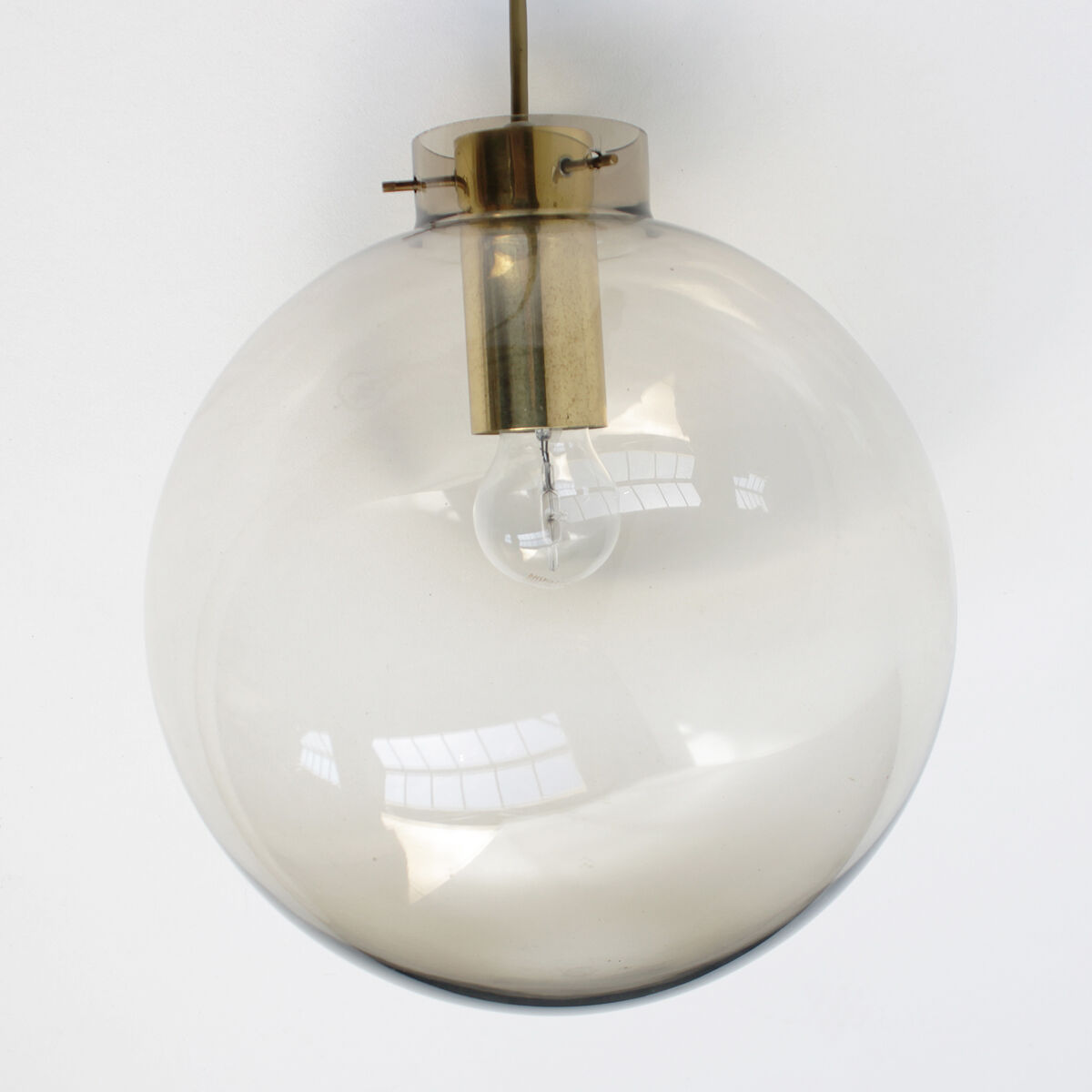 Scandinavian glass sphere pendant by Jonas Hidle for Høvik Lys