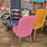 Scandinavian corduroy chair