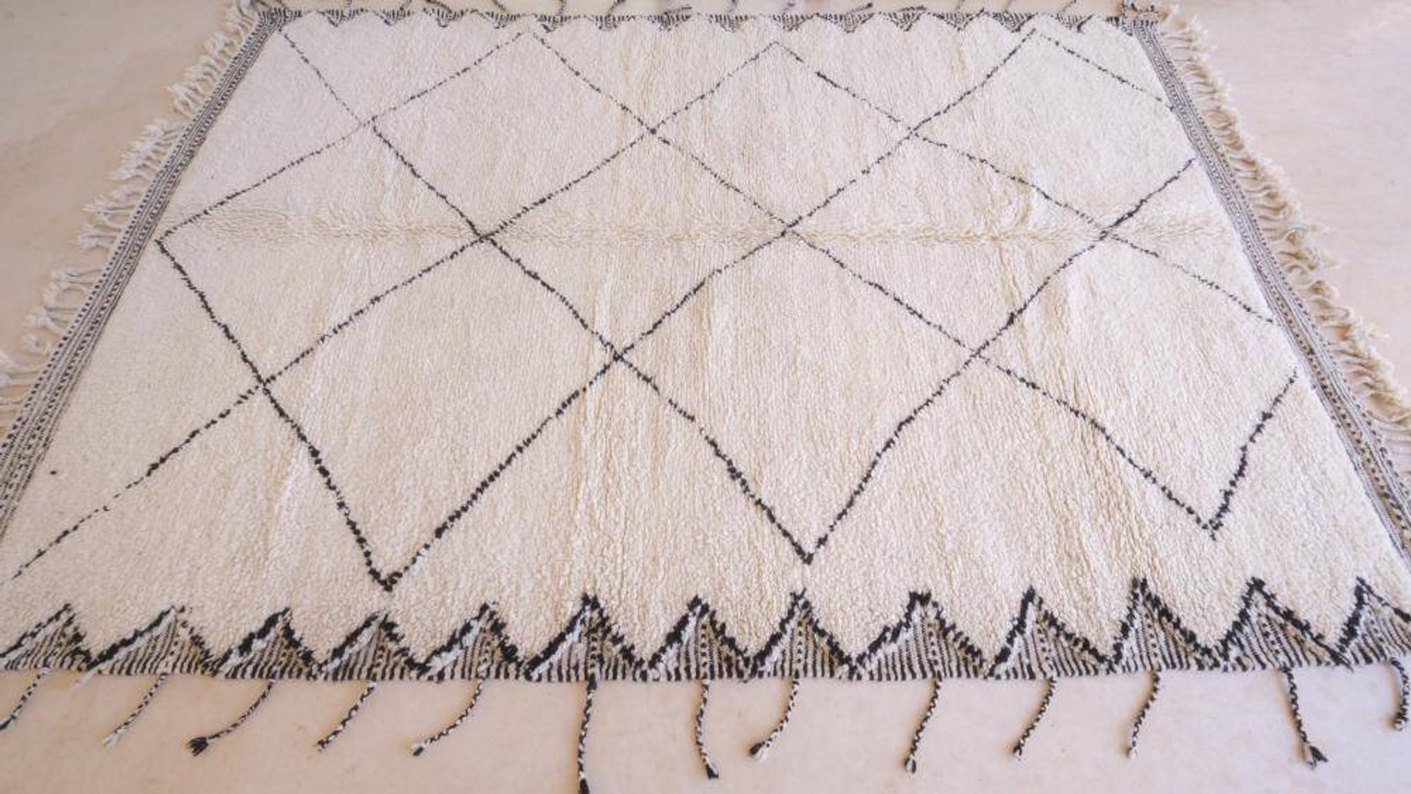 Tapis Traditionel Beni Ourain - 298 x 204 cm