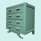 Revamped vintage oak chest of drawers