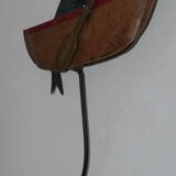 Old fishing counter balance toy in a boat
