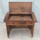 19th century walnut writing desk