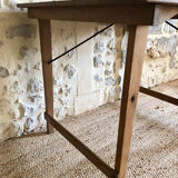 Renovated antique folding work table