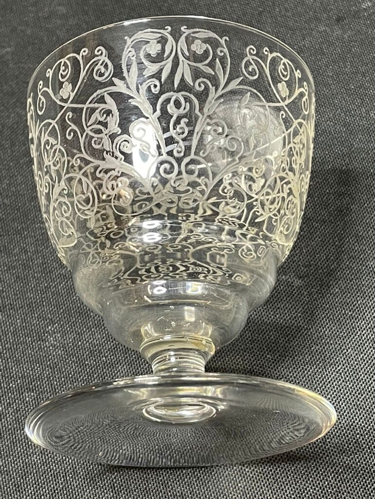 Porto glass Baccarat Lulli art deco service