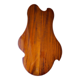 Table basse contemporaine en acajou massif