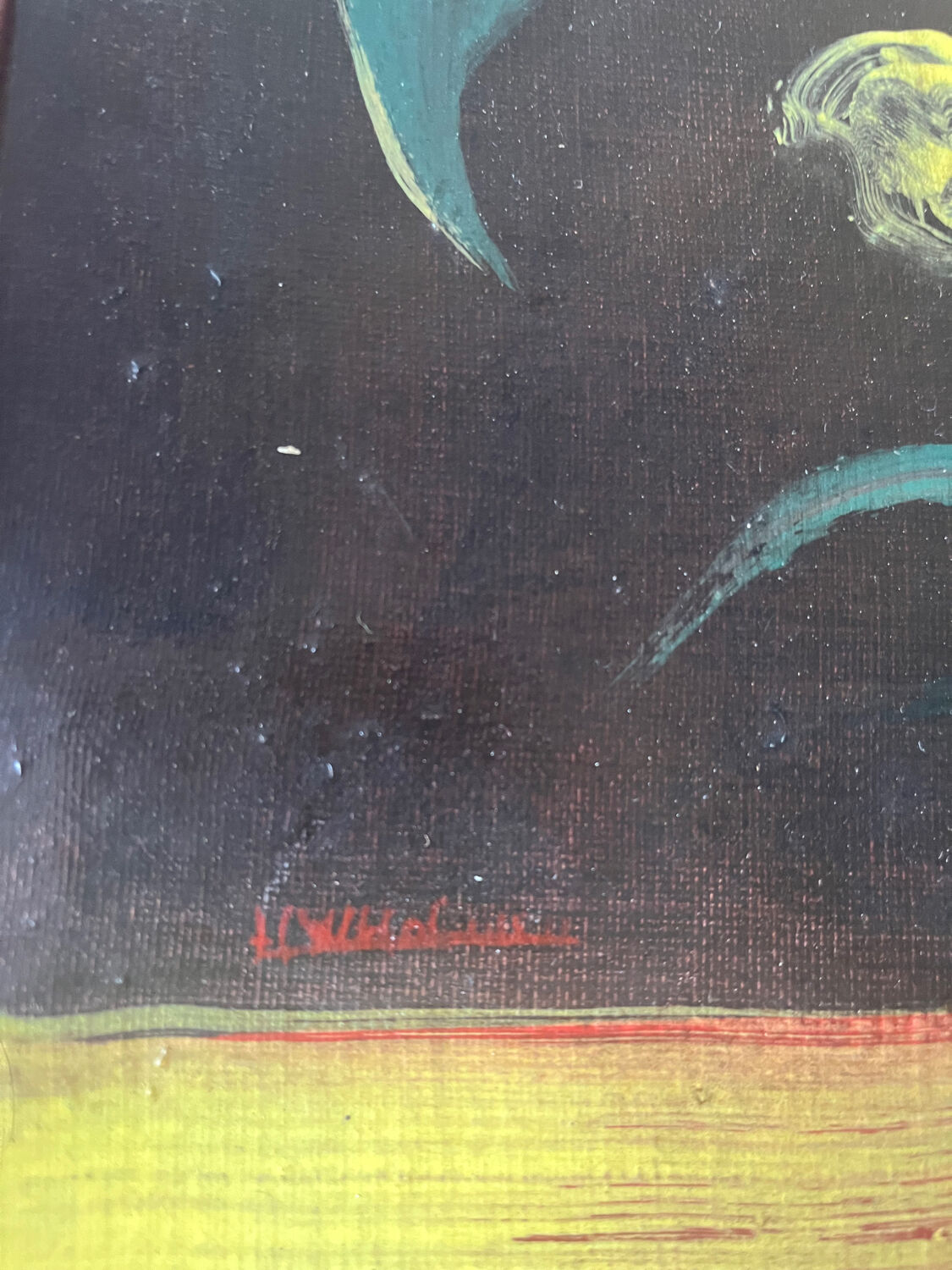 Bouquet of Flowers, oil on canvas, signed