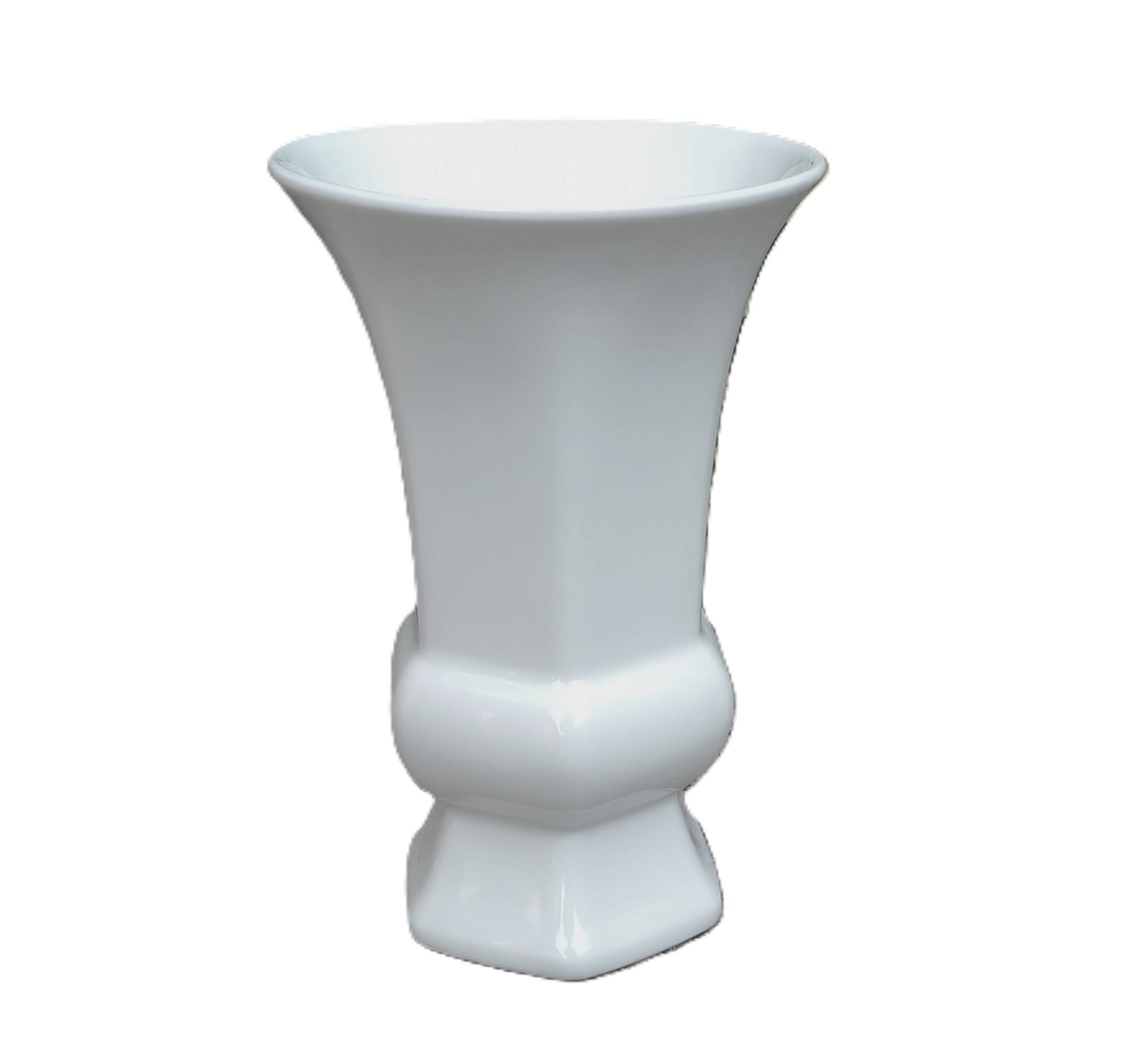White porcelain vase, German, height 21 cm.