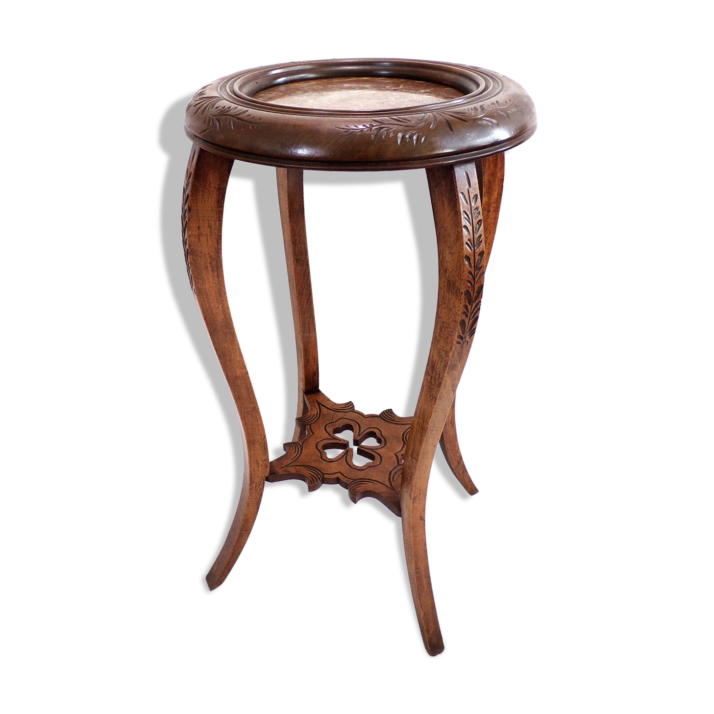 Side table with marble