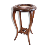 Side table with marble