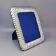 1970s Gorgeous Silver Plated Photo Frame By IB. Made in Italy