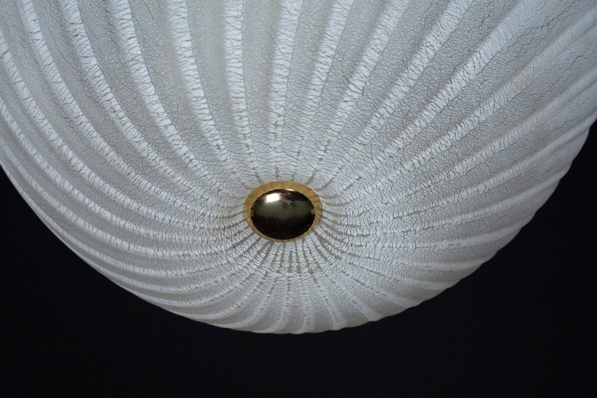 Barbini Murano Glass Ceiling lamp, Italy 1980s