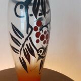 Verçais vase. Hand Painted.