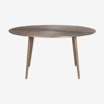 Metallic round coffee table - Sun