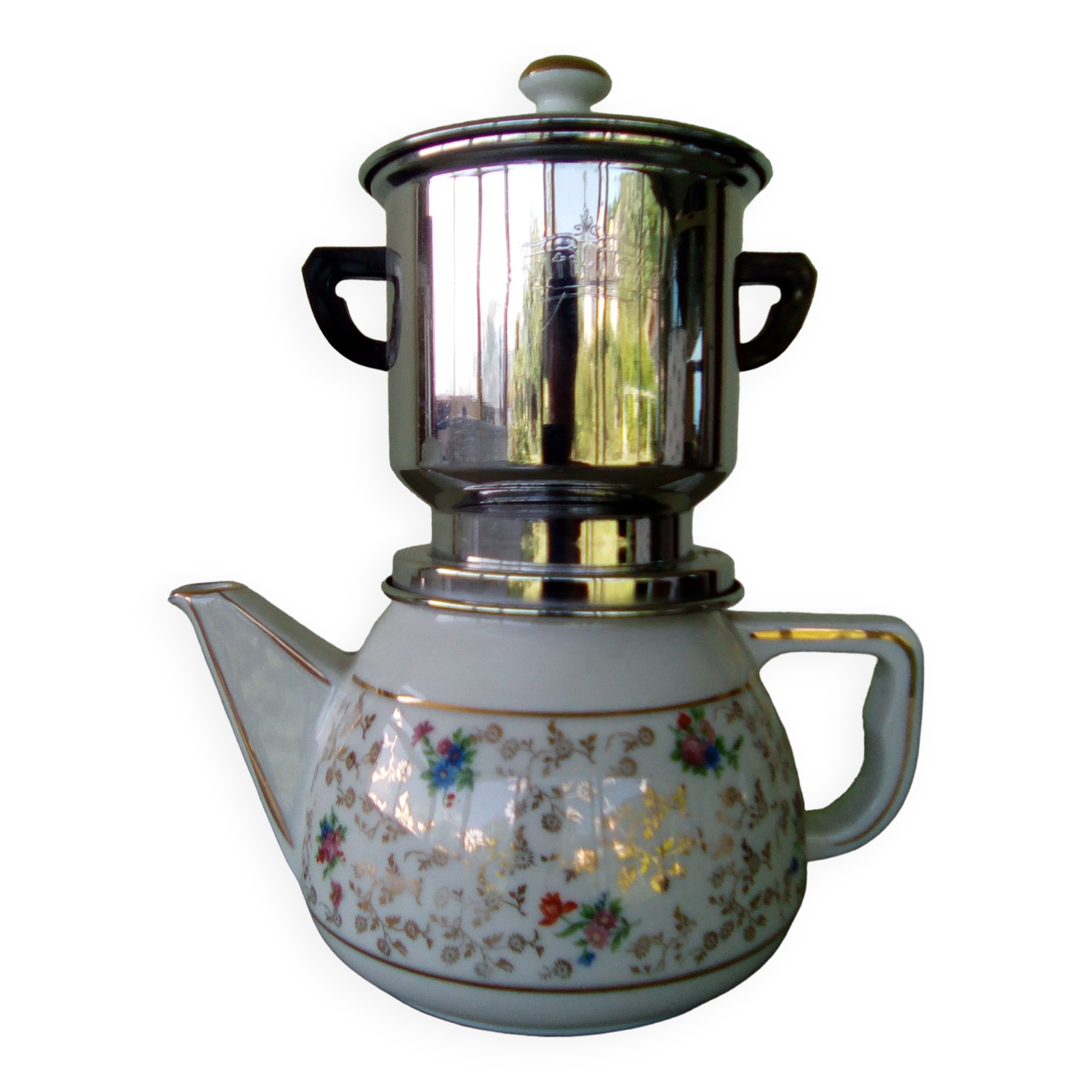 Snake porcelain coffee maker