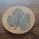Wall ceramic leaf by Roger Capron, France 1960s-70s