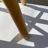 Tabouret TAG en frêne assise violette