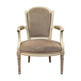 Louis XVI-era armchair Stamp Nicolas Denis Delaisement 18th century