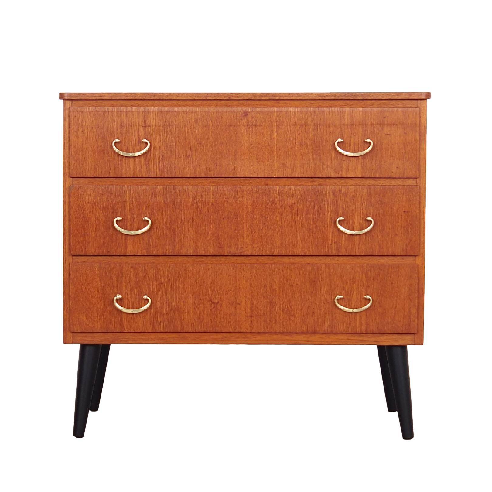 Commode en teck, design suédois, années 1970, fabrication : Suède