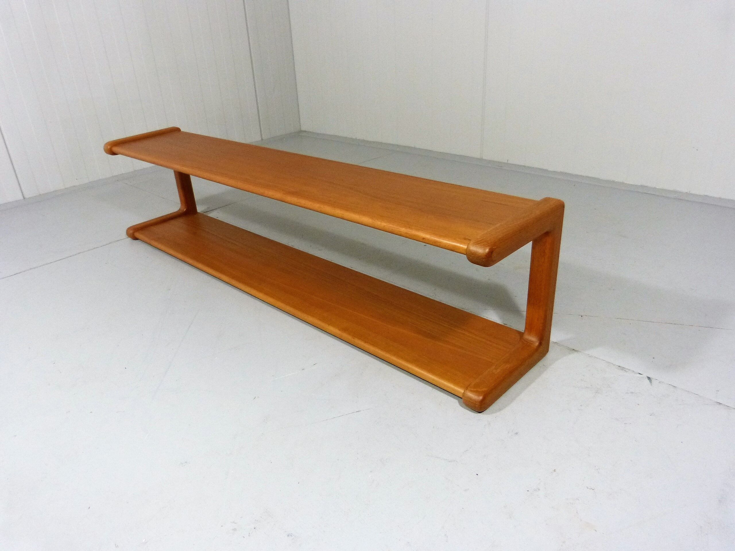 Teak Wall Bookshelf by Dyrlund Denmark, 1960's