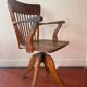 American wooden office chair